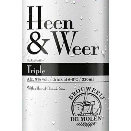 De Molen Heen & Weer Triple Cerveza Holandesa Ale Fuerte 33 Cl