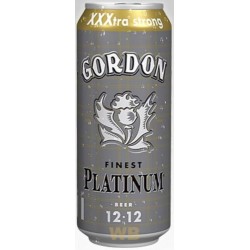 Gordon Finest Platinum - Cerveza Belga Lager Lata 50cl