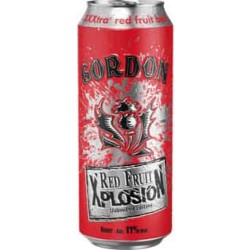 Gordon Xplosion Red Fruit - Cerveza Belga Afrutada LATA 50cl
