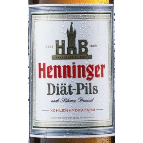 Henninger Diat Pils - Cerveza Alemana Pilsner 50cl