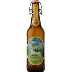 Hirschbrau Hefe Hell - Cerveza Alemana Trigo 50cl