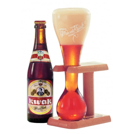 Kwak - Estuche cerveza Belga 4x33cl + 1 Vaso Kwak