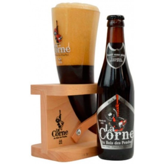 La Corne du Bois des Pendus Black Cerveza Belga Ale Oscura Fuerte 33 Cl