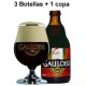 La Gauloise Christmas - Estuche Cerveza Belga Temporada Navidad 3x33cl + Copa