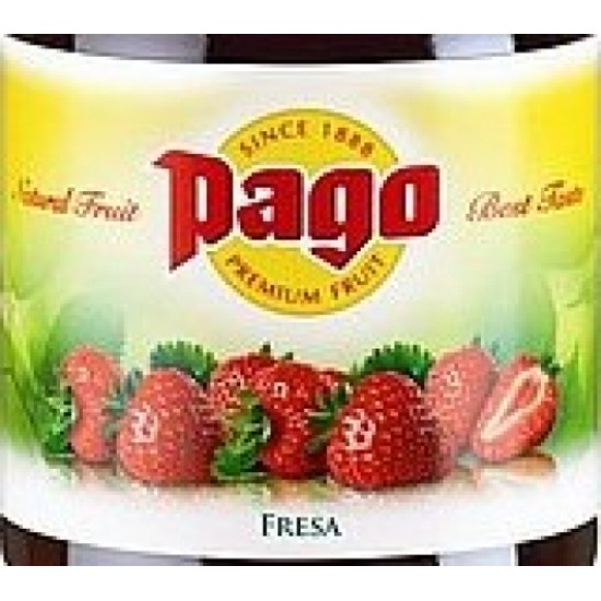 Zumo Pago FRESA - Zumo de Fresa 20cl (Botella Cristal)