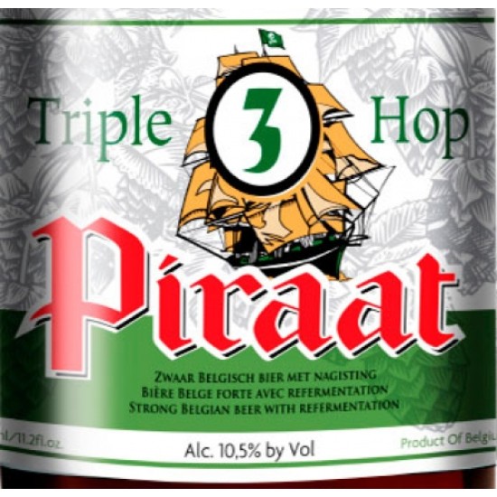 Piraat Triple Hop - Cerveza Belga Ale Fuerte 33cl