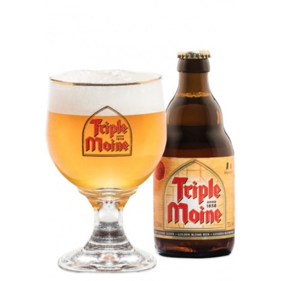 Triple Moine - Cerveza Belga Abadia 33cl
