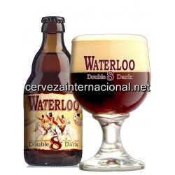 Waterloo Double 8 Dark - Cerveza Belga Abadia Doble 33cl